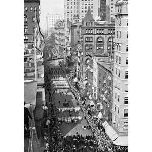  Navy Parades through Streets of New York City   12x18 