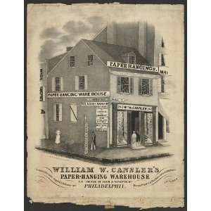  William W Canslers paper hanging warehouse,Arch,Seventh 