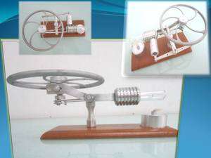 New Hot Air Stirling Engine ,Horizontal Large Flywheel, no steam 