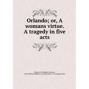  Orlando; or, A womanfs virtue. A tragedy in five acts. H 