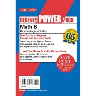 Regents Math B Power Pack by Lawrence S. Leff ( Paperback   Dec. 5 