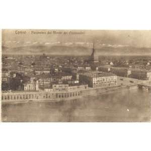   Postcard Panoramic View from the Monte dei Cappuccini Torino Italy