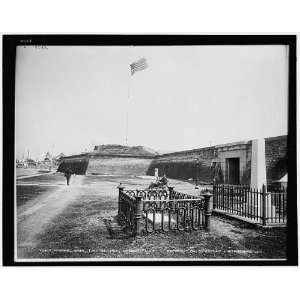  Osceolas grave,Fort Moultrie,Charleston,S.C.