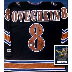 Alexander Ovechkin Signed Washington Capitals Rookie of the Year Black 