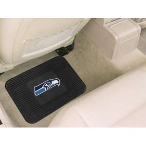   Seattle Seahawks Heavy Duty Vinyl Rear Seat Car Utility Mat: Sports