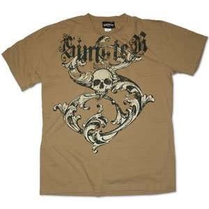  Sinister Floral Skull Tee: Sports & Outdoors