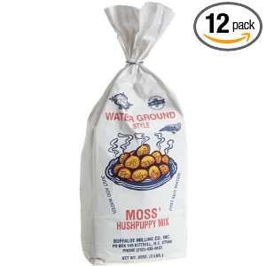 Moss Hushpuppy Mix, 32 Ounce Bags (Pack of 12)  Grocery 