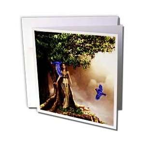  Renderly Yours Fantasy   Forest Elf With Bluebirds And 