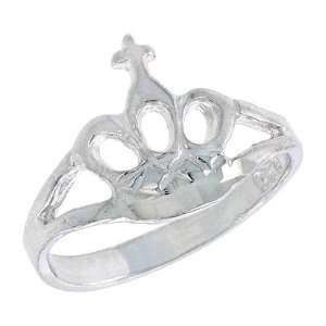 Sterling Silver Crown Baby Ring / Kids Ring / Toe Ring (Available in 