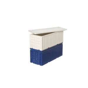  Daniel Ballou Cargo Container   Blue/White: Home & Kitchen