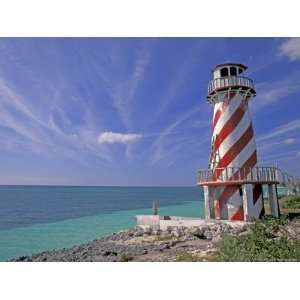  Lighthouse at High Rock, Grand Bahama Island, Caribbean Art 