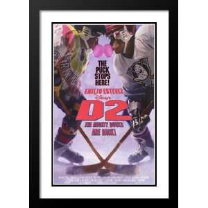  D2 The Mighty Ducks 32x45 Framed and Double Matted Movie 