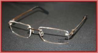 New FRED Lunettes Rimless Eyeglasses ST VINCENT F1 Palladium AUTHENTIC 