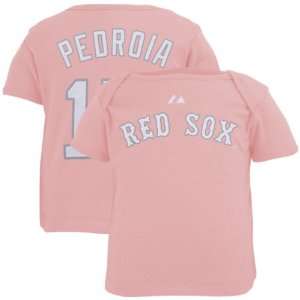   15 Dustin Pedroia Infant Girls Pink Player T Shirt: Sports & Outdoors