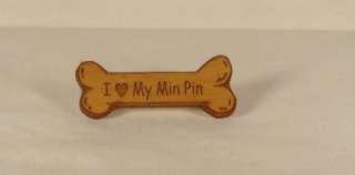 Lot of 4 Min Pin Miniature Pinscher Dog Breed Pins  