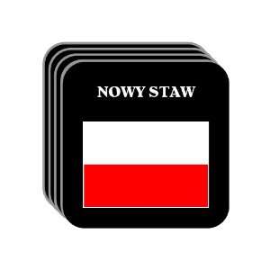  Poland   NOWY STAW Set of 4 Mini Mousepad Coasters 