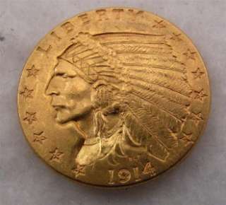 1916 S INDIAN EAGLE $10.00 GOLD COIN 16.2 GRAMS   SCARCER DATE 138,500 