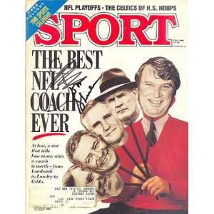 Joe Gibbs & Don Shula Autographed Sport Magazine February 1988 (James 