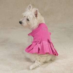  Dog Pet Corduroy Rhinestone Rose Dress X LARGE