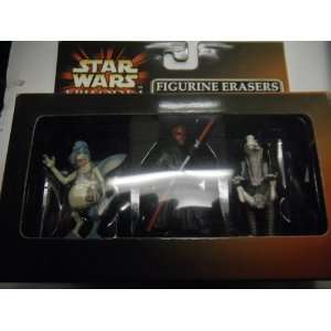  Star Wars Episode 1 Figurine Eraser 3 Pack By Impact Inc 