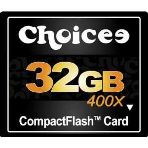  Choicee 32GB Compact Flash Card 400X: Computers 