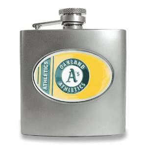  Oakland As Stainless Steel Hip Flask: Jewelry