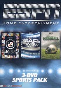 ESPN Home Entertainment 3 DVD SPORTS PACK (DVD, 2007) 796019802253 