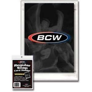  BCW Regular Snap Card Holder (Quantity of 400) Sports 