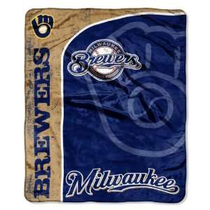  Milwaukee Brewers Jersey 50 x 60 Micro Raschel Throw 