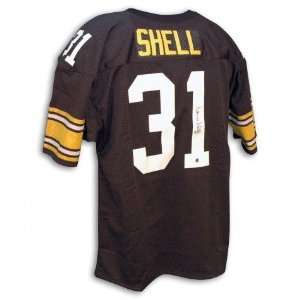 Donnie Shell Pittsburgh Steelers Autographed/Hand Signed Black Jersey
