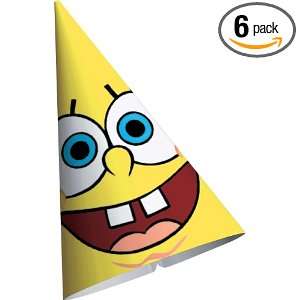  Designware Spongebob Moods Cone Hats, 8 Count Packages 