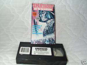 SPARTACUS AND THE TEN GLADIATORS VHS HELGA LINE CLASSIC  