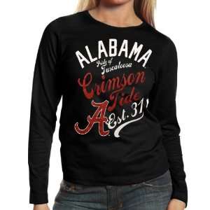  Alabama Crimson Tide Ladies Splashy Long Sleeve T Shirt 