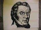 RARE Castells Marti Signed Schubert Composer Picture