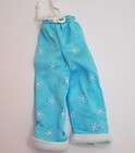 Bratz Doll Blue White Snow Flake Pajama Pj Straight Leg Pants