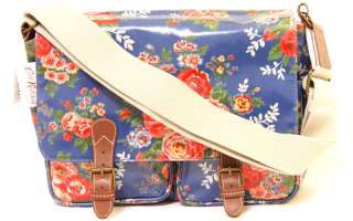 Classic Blue Candy Flower Authentic Cath Kidston Saddle Shoulder 
