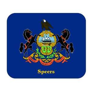  US State Flag   Speers, Pennsylvania (PA) Mouse Pad 