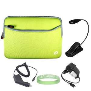  DX Carrying Sleeve With Extra Pocket + Rapid Kindle DX Car Charger 
