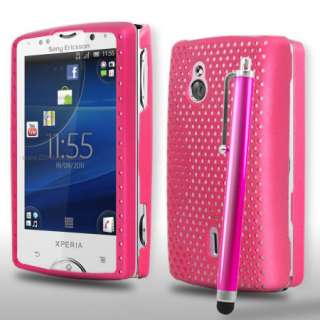 London Magic Store   Pink Hard Stylish Mesh Cover Case For Sony 