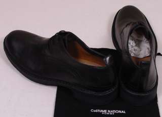   NATIONAL SHOES $690 BLACK CHUNKY SOLED DERBY DRESS SHOE 11.5 44.5e NEW