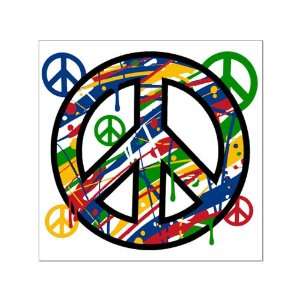  Small Poster Peace Symbol Sign Dripping Paint Everything 