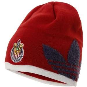  Club Deportivo Chivas USA adidas Trefoil Knit Hat: Sports 