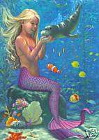 12 Mermaid Under the Sea Birthday Party Invitations  