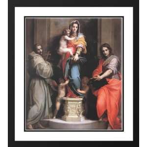 Sarto, Andrea del 20x22 Framed and Double Matted Madonna of the 