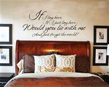 TWILIGHT Quote LION fell in love with the LAMB Vinyl Wall Decal 