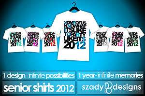 Class of 2012 Senior T shirts   PARTY LIKE ITS 2012!  