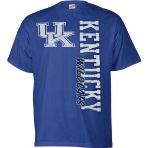 Kentucky Wildcats Royal Primary Cube T Shirt  Sports 