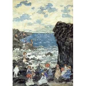     Maurice Brazil Prendergast   24 x 34 inches   Holiday, Headlands