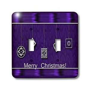  Design   Christmas Decorations on Purple, Merry Christmas   Light 