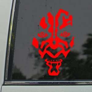  Star Wars Darth Maul Red Decal Car Truck Window Red 